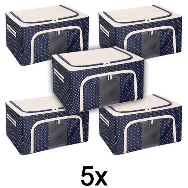 5x Opbergdoos voor garderobe | STACKBOX